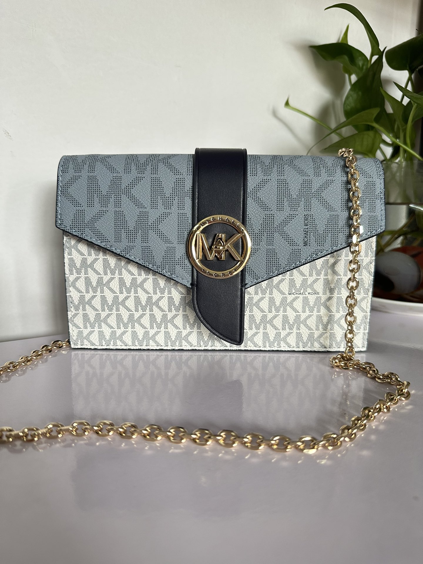 Michael Kors MK专用材料加牛皮配制而