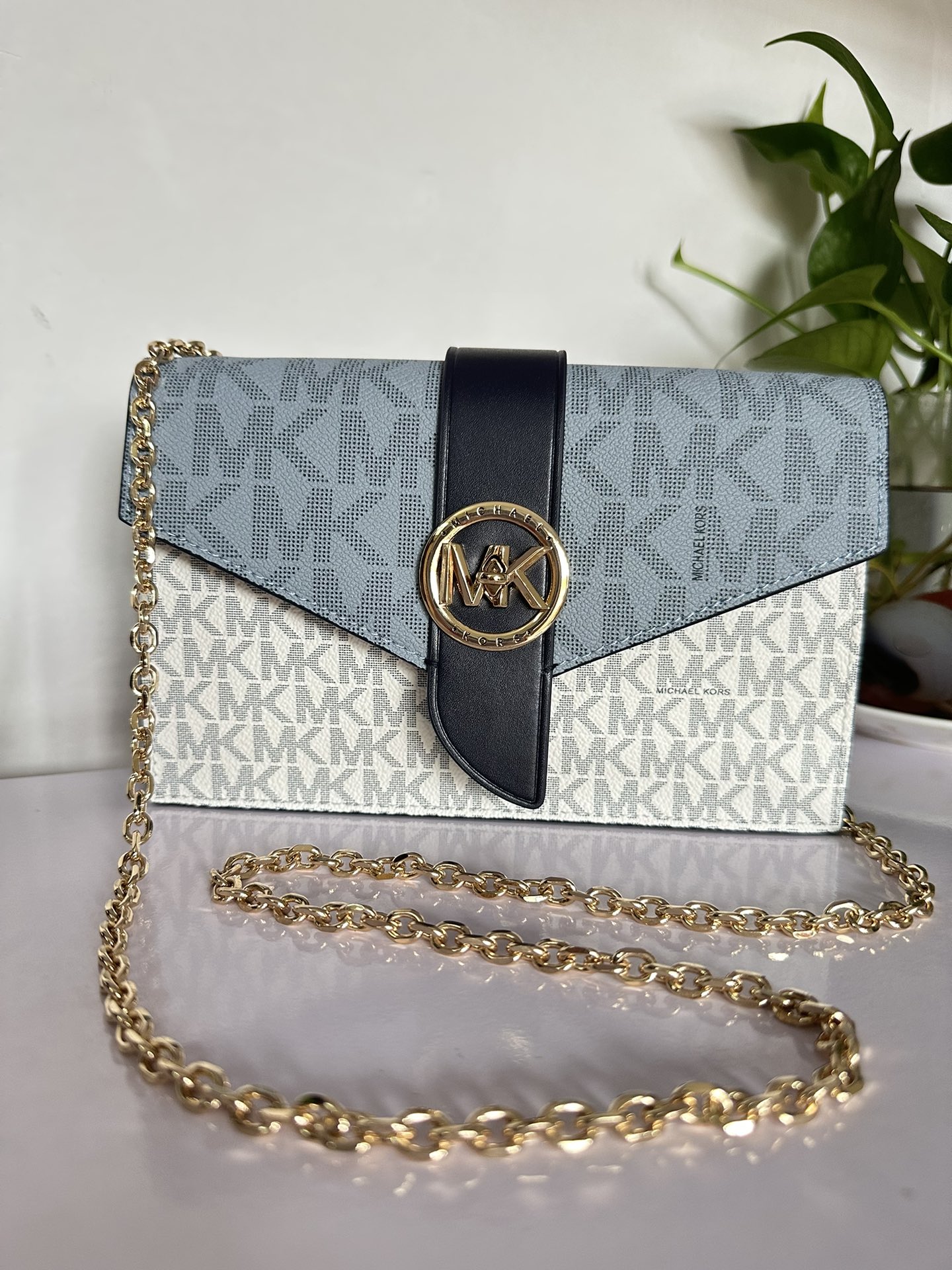 Michael Kors MK专用材料加牛皮配制而