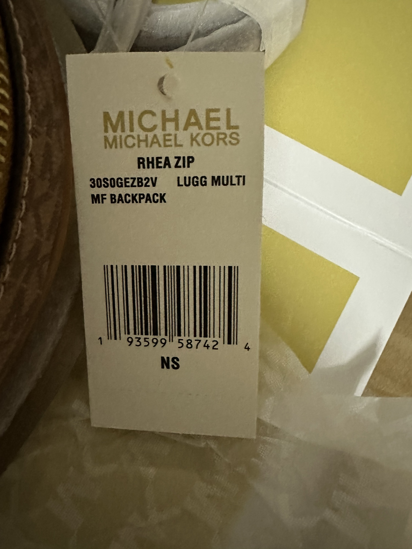 Michael Kors MK背包2拼皮3色拼，。A