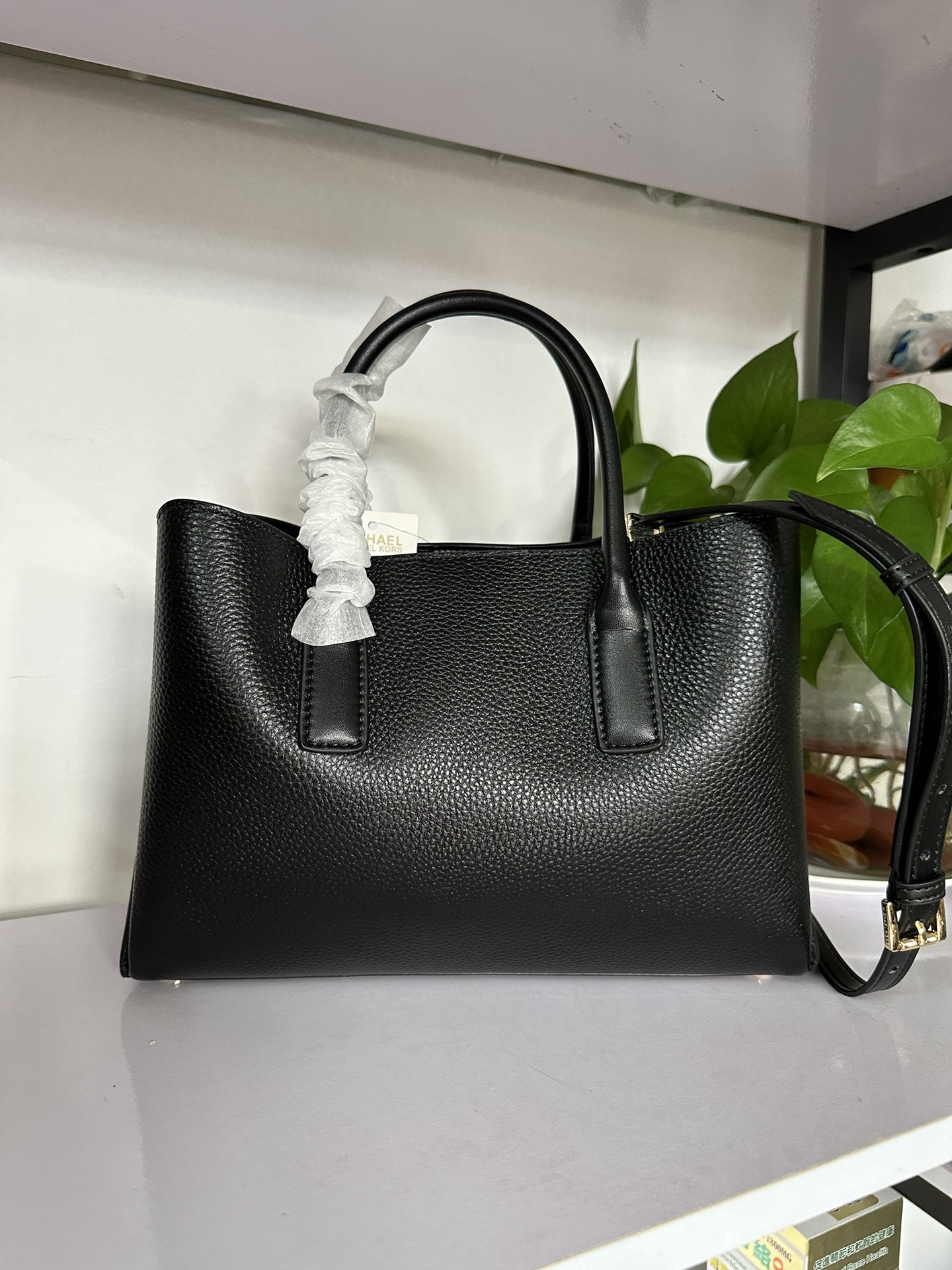 Michael Kors 2024年MK新开口笑单肩包 迈克.科尔斯（MICHAEL KORS）女士手提包 30S4G9RS1S