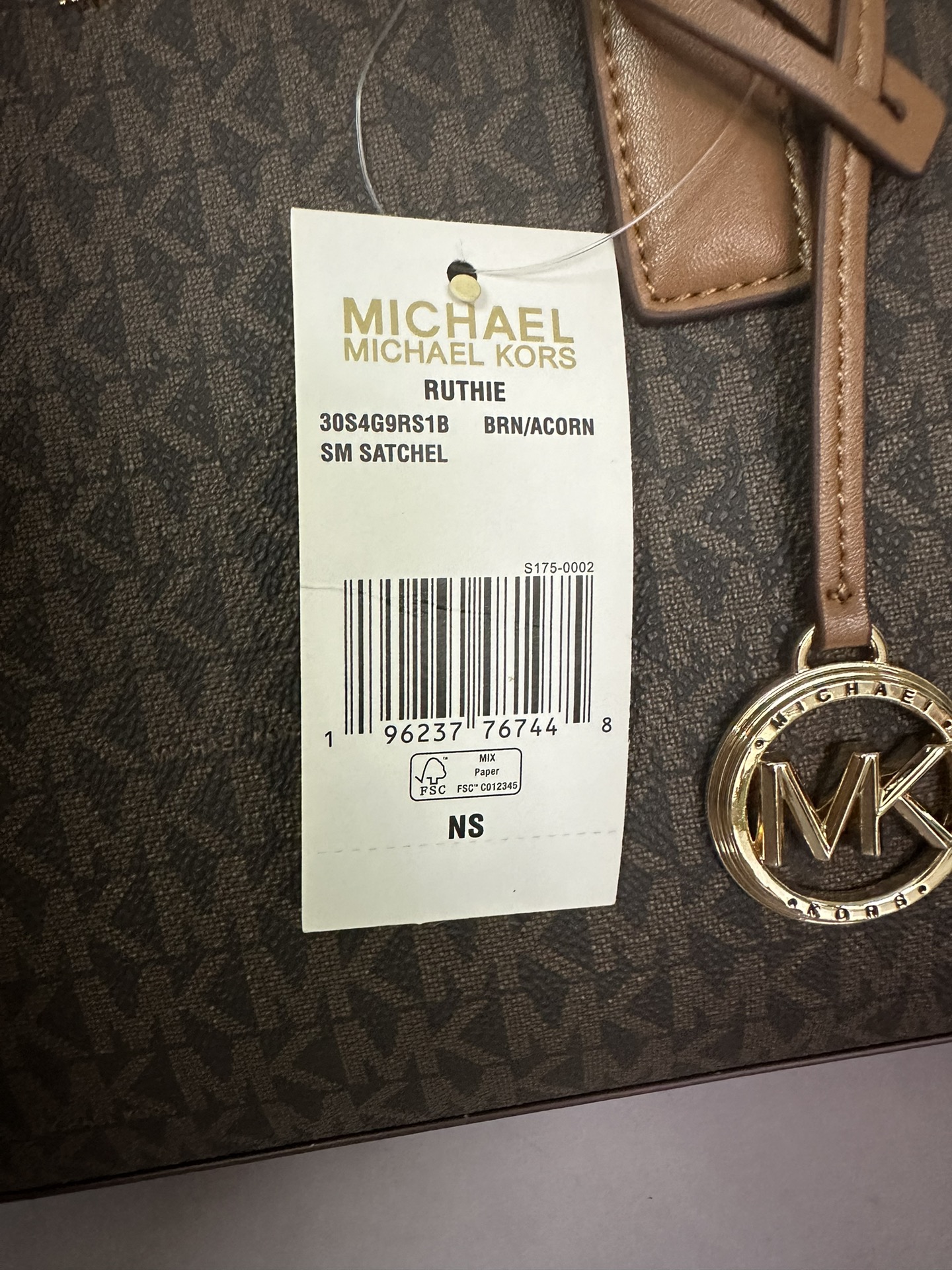 Michael Kors 2024年MK新开口笑单肩包 迈克.科尔斯（MICHAEL KORS）女士手提包 30S4G9RS1B