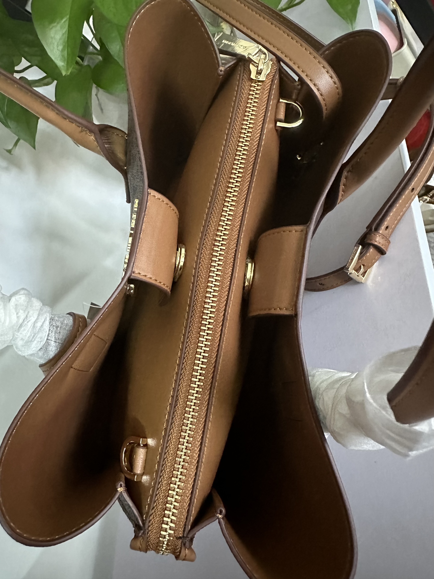Michael Kors 2024年MK新开口笑单肩包 迈克.科尔斯（MICHAEL KORS）女士手提包 30S4G9RS1B