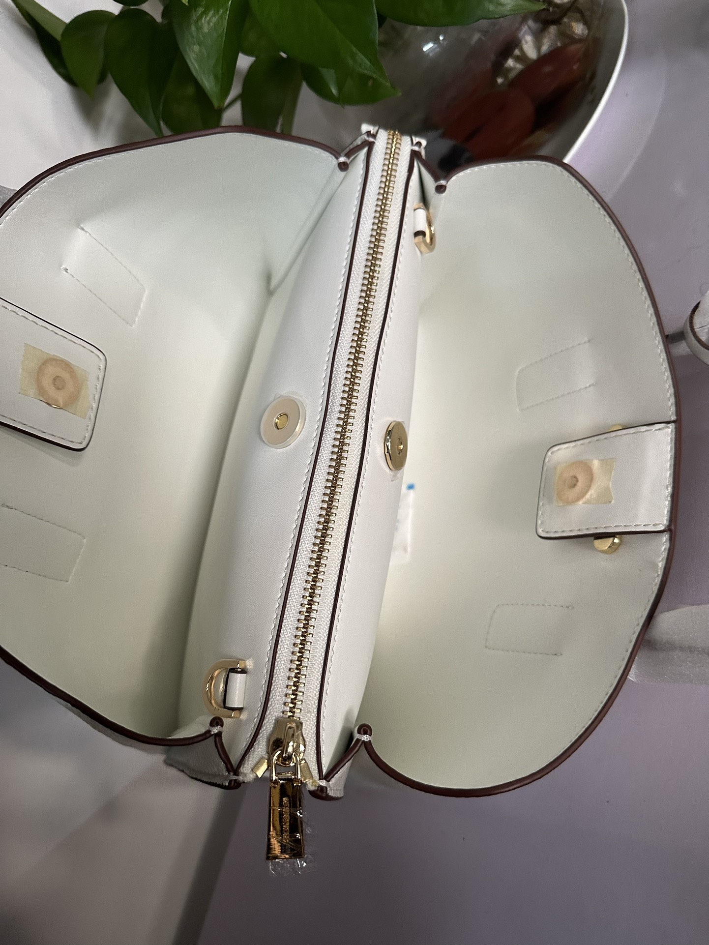 Michael Kors 2024年MK新开口笑单肩包 迈克.科尔斯（MICHAEL KORS）女士手提包 30S4G9RS1T 白色
