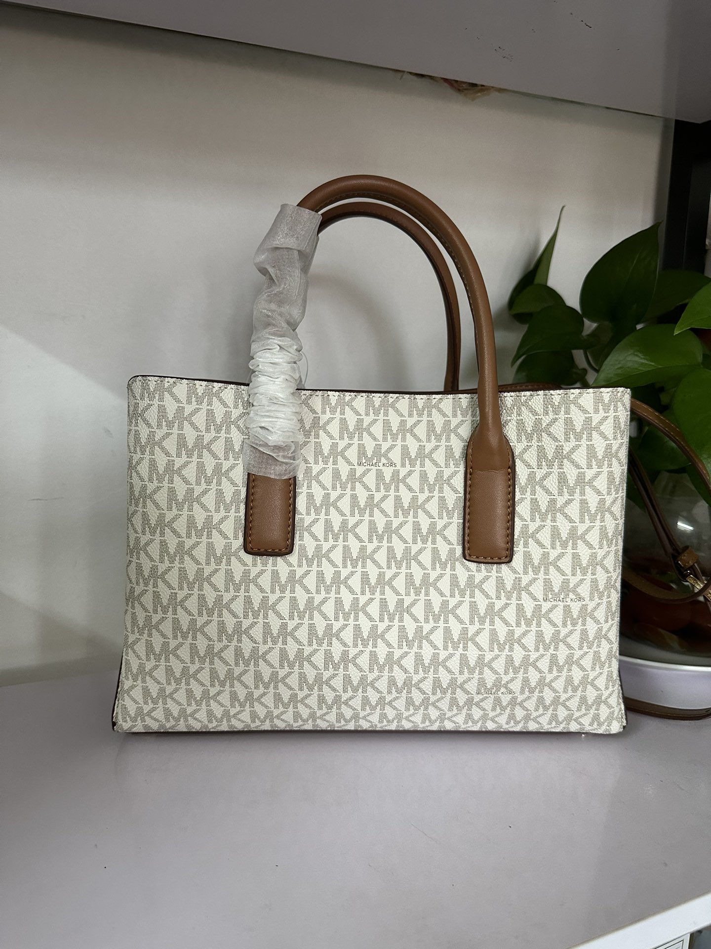 Michael Kors 2024年MK新开口笑单肩包 迈克.科尔斯（MICHAEL KORS）女士手提包 30S4G9RS1S