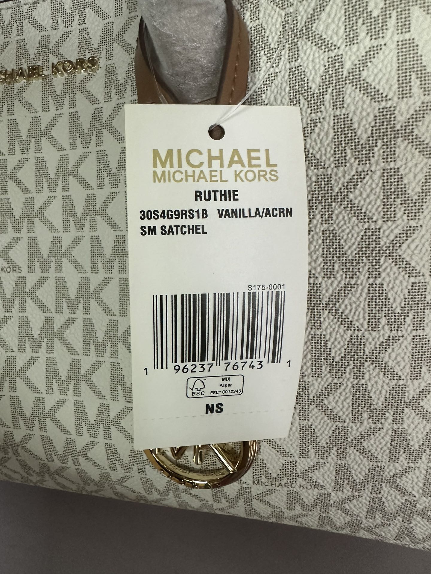 Michael Kors 2024年MK新开口笑单肩包 迈克.科尔斯（MICHAEL KORS）女士手提包 30S4G9RS1S