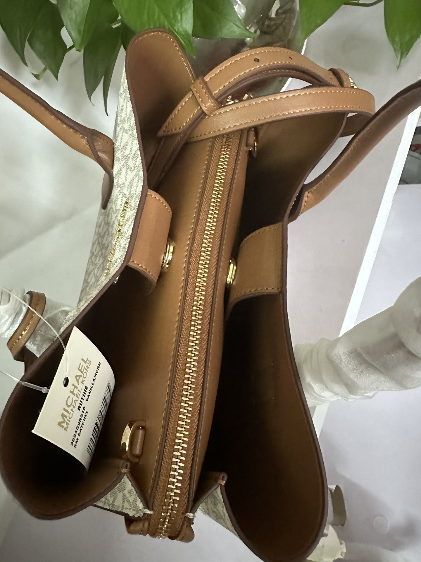 Michael Kors 2024年MK新开口笑单肩包 迈克.科尔斯（MICHAEL KORS）女士手提包 30S4G9RS1S