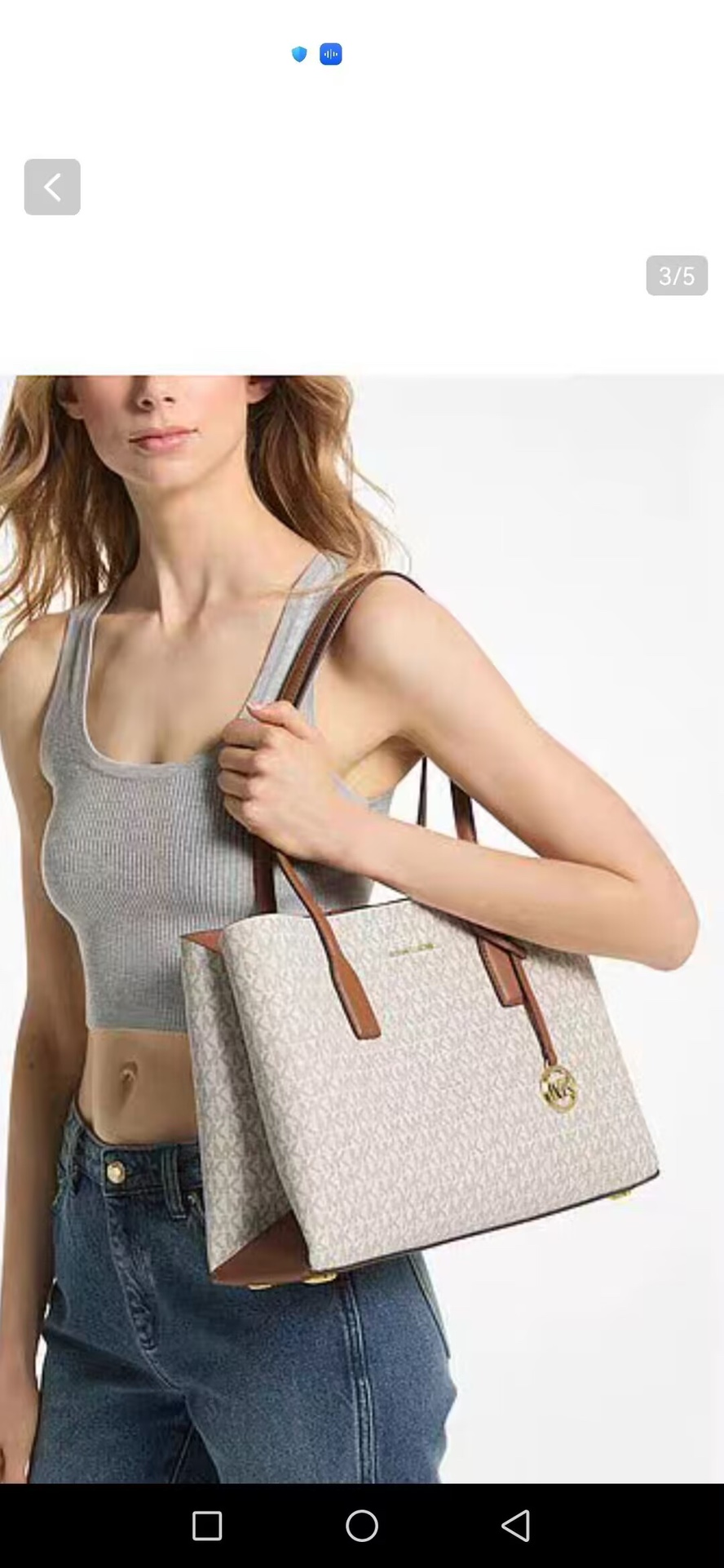 Michael Kors 2024年MK新开口笑单肩包 迈克.科尔斯（MICHAEL KORS）女士手提包