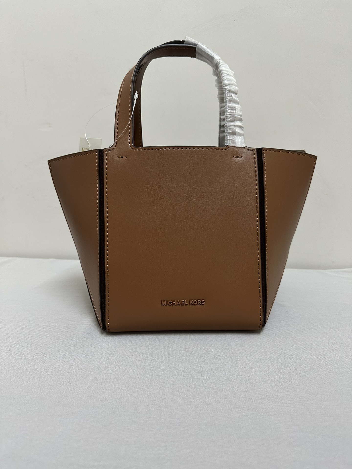 Michael Kors Mk折叠托特包小号，棕色