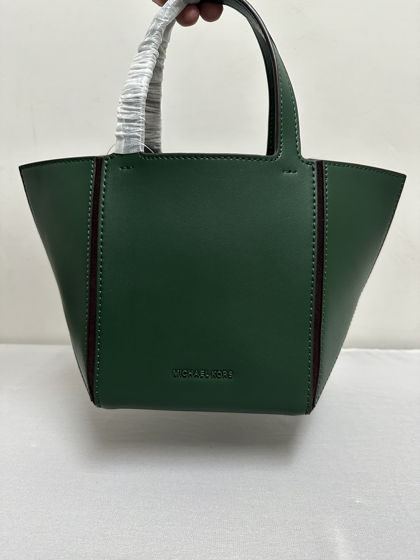 Michael Kors Mk折叠托特包小号，墨绿