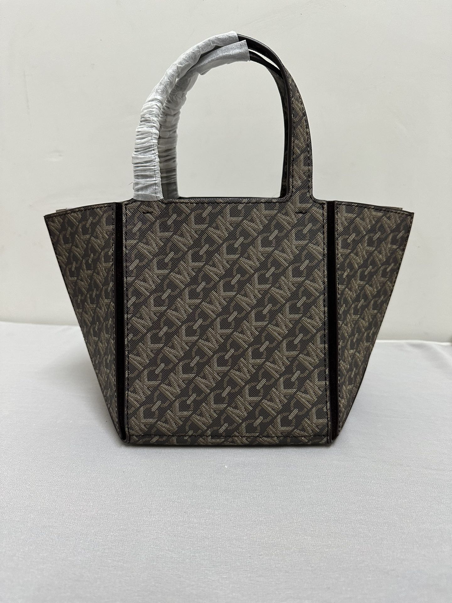 Michael Kors Mk折叠托特包小号，印花啡色