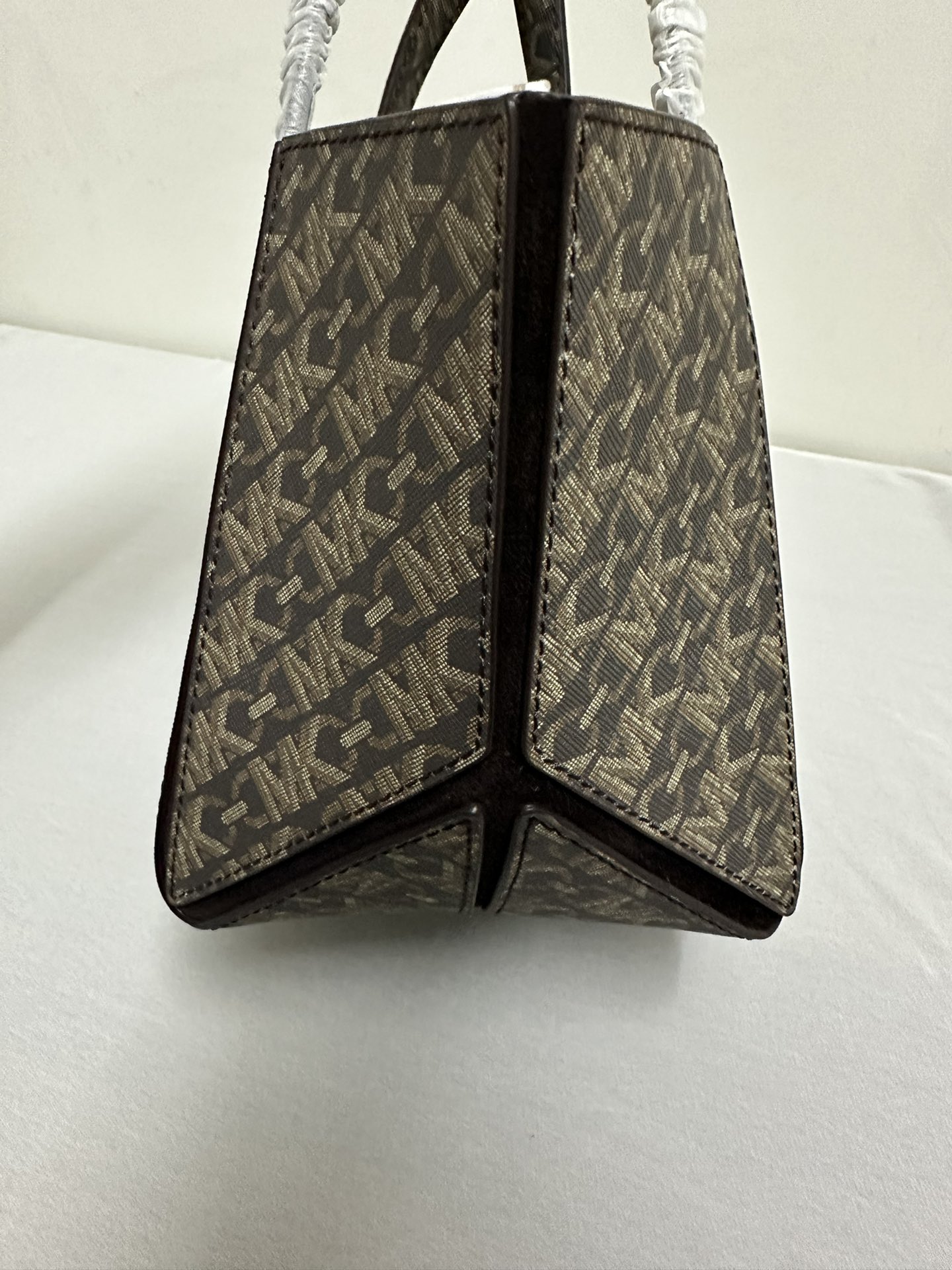 Michael Kors Mk折叠托特包小号，印花啡色