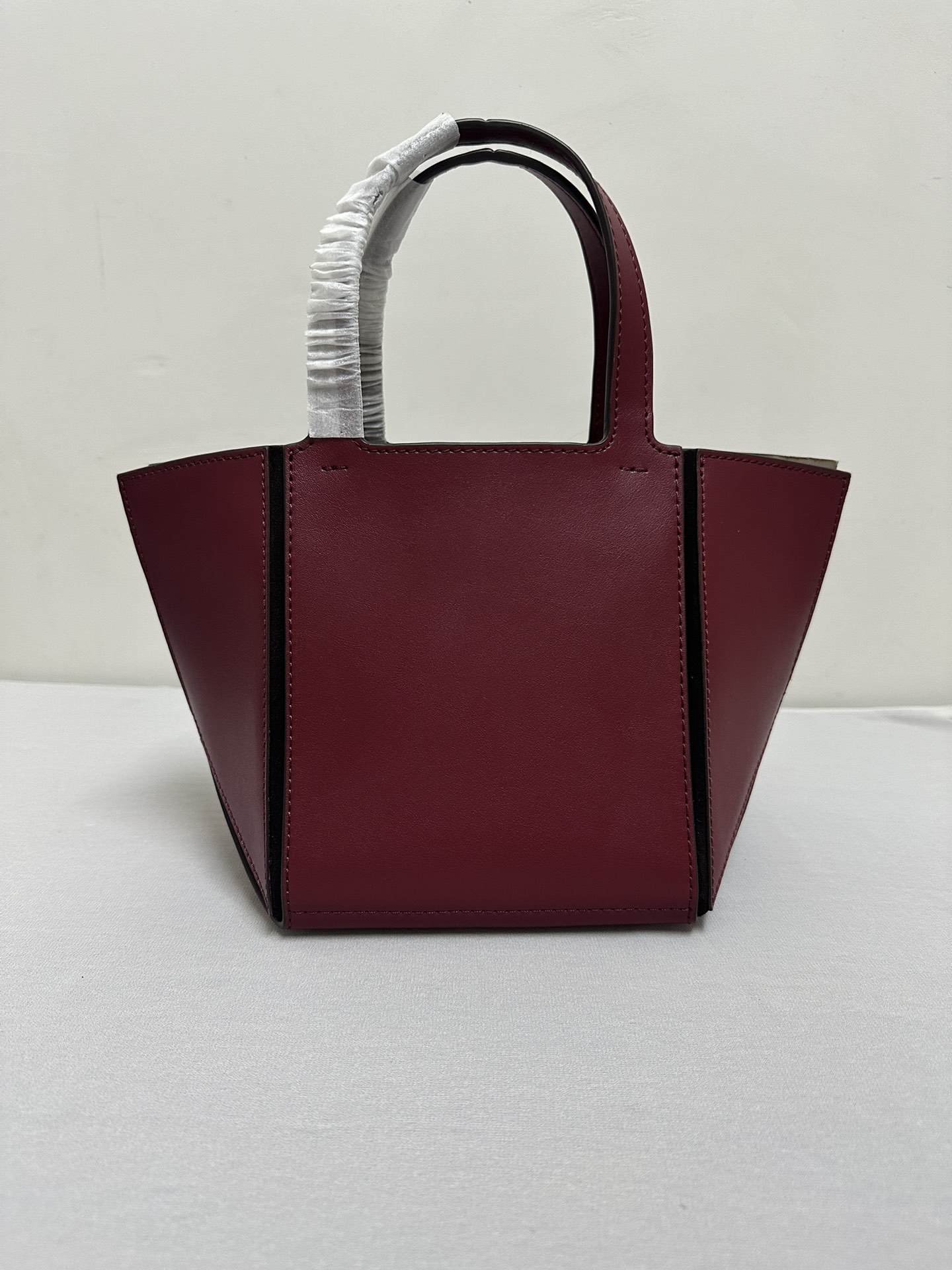 Michael Kors Mk折叠托特包小号，酒红