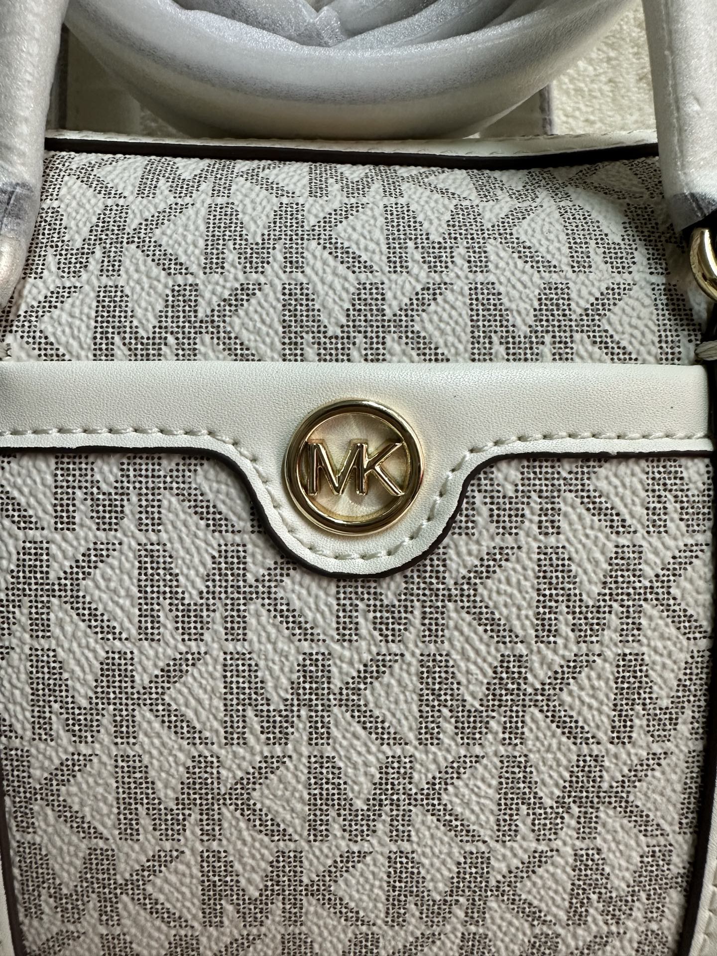 Michael Kors MICHAEL KORS迈克高仕 MK Travel 女士小号老花手提斜挎包 此款 Travel 小号老花手提包