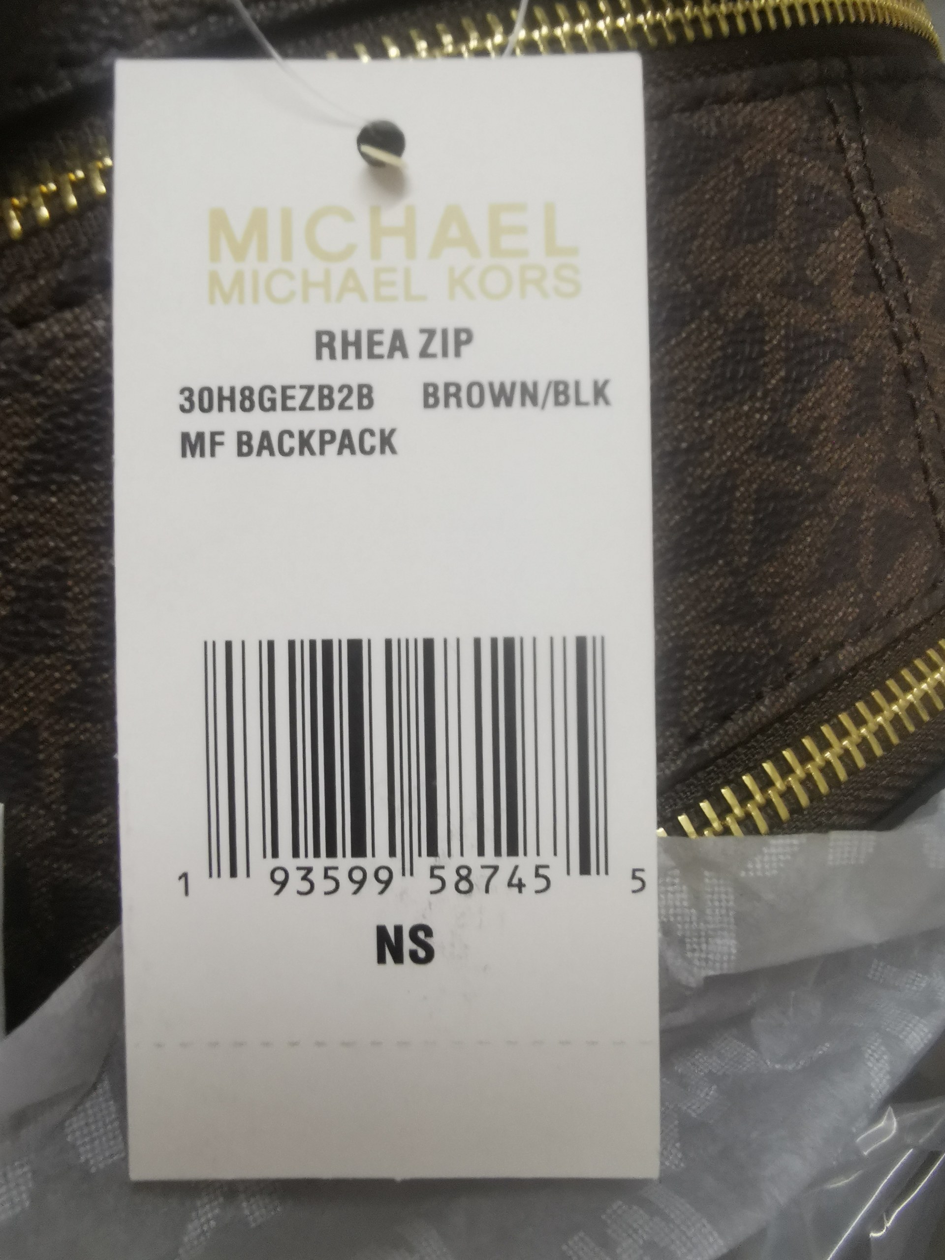 Michael Kors MK背包2拼皮2拼皮黑，A