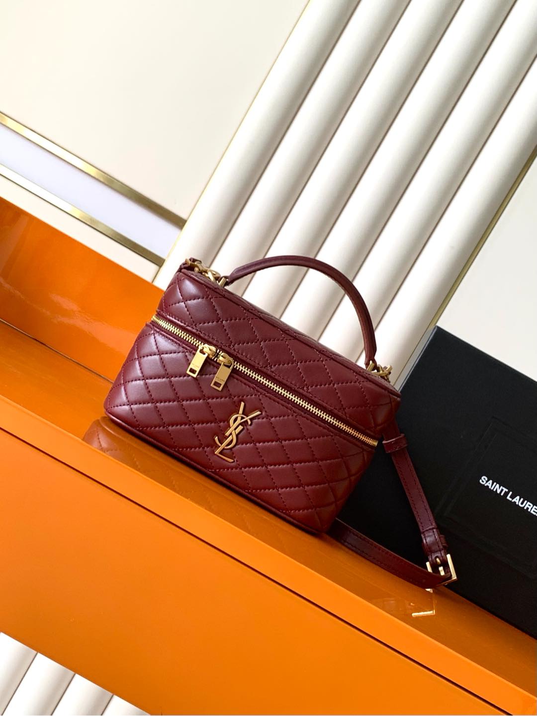 LE CASSANDRE 羊皮革ミニ手拿包 - 多機能デザイン