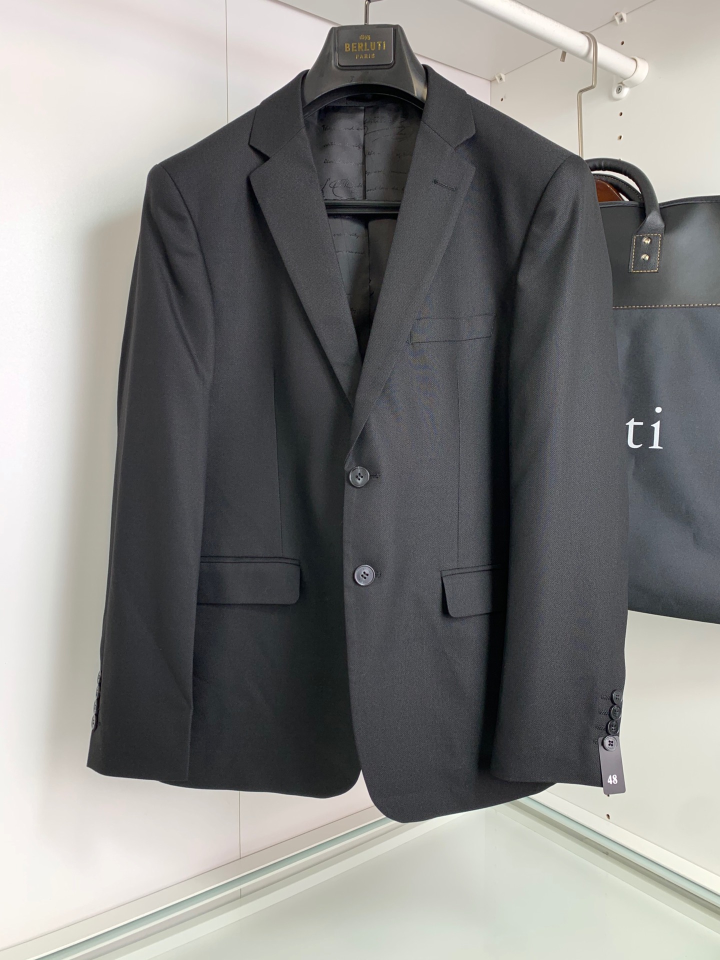 伯鲁*帝男士商务休闲羊毛西服套装（专属收纳袋），香港洋行渠道货，重磅级品鉴奢物，意大利原厂出品，25年四