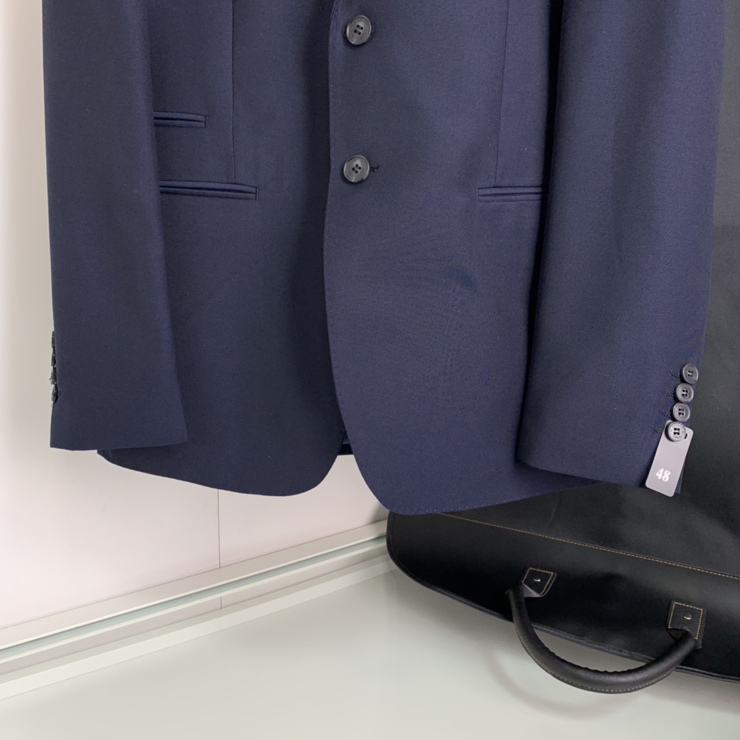 H家男士高端商务羊毛西服套装（专属收纳袋装），贸易公司渠道臻品，高奢顶尖品鉴货，25年F/W秋冬官方新品