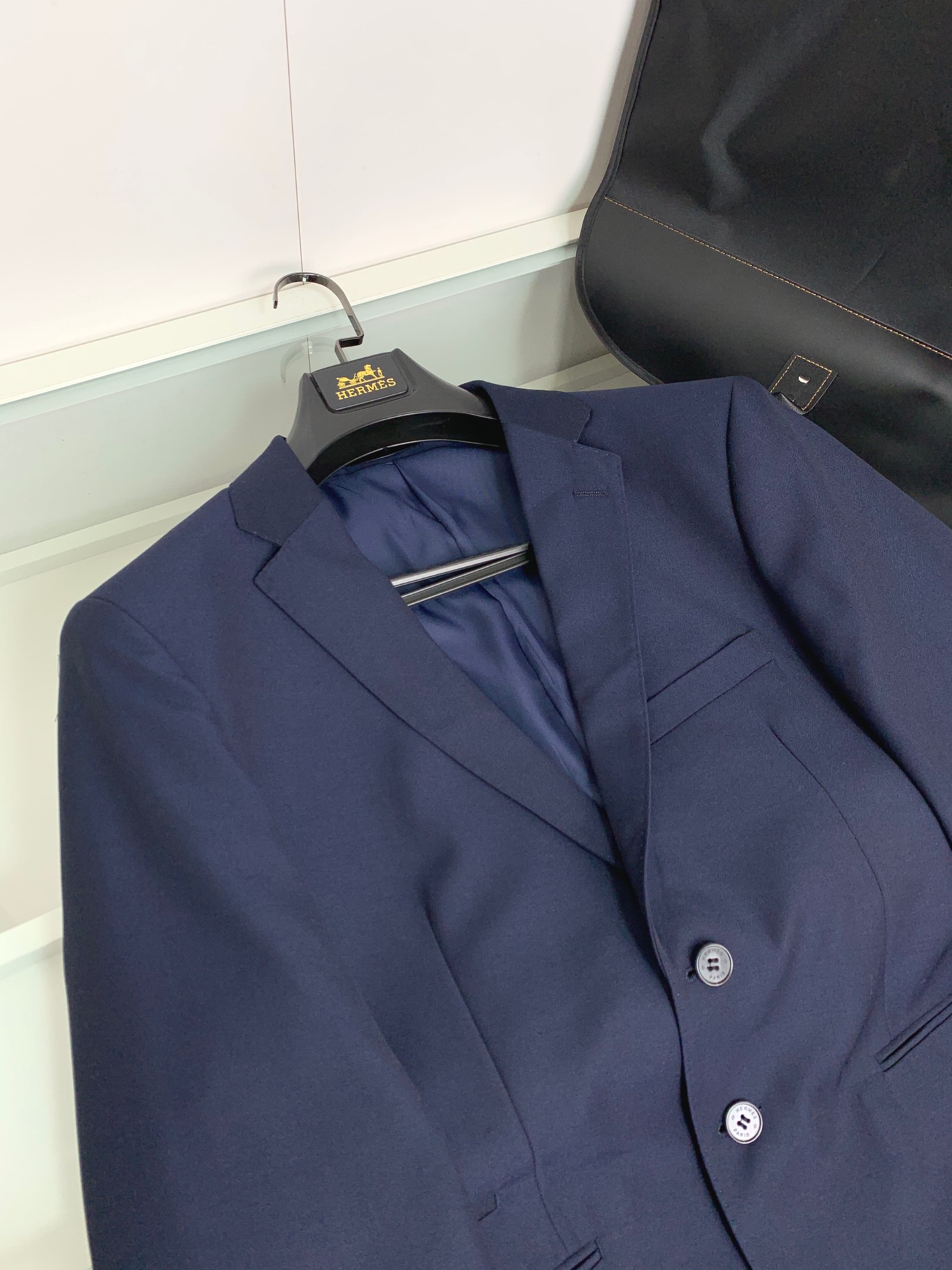 H家男士高端商务羊毛西服套装（专属收纳袋装），贸易公司渠道臻品，高奢顶尖品鉴货，25年F/W秋冬官方新品