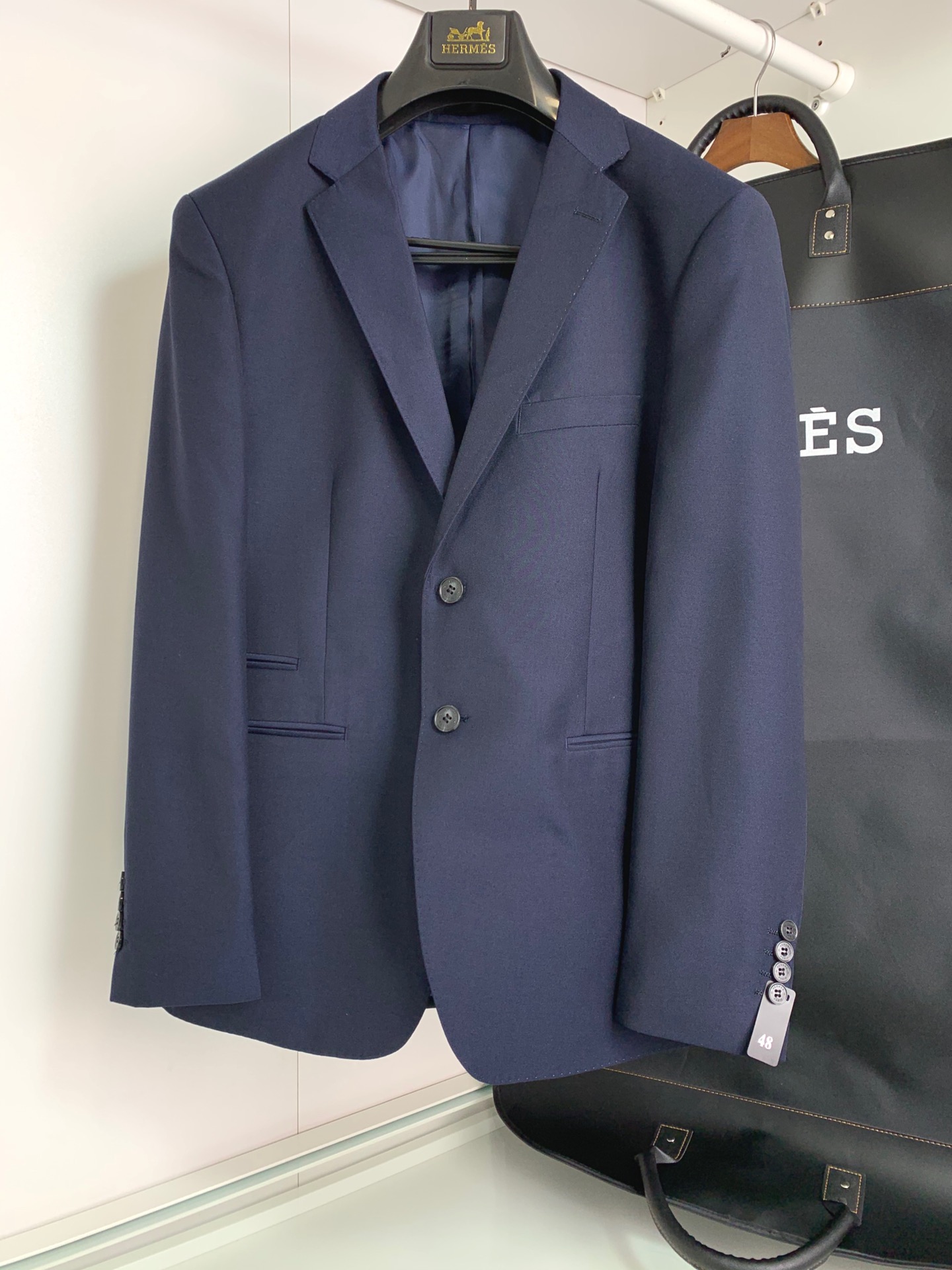 H家男士高端商务羊毛西服套装（专属收纳袋装），贸易公司渠道臻品，高奢顶尖品鉴货，25年F/W秋冬官方新品