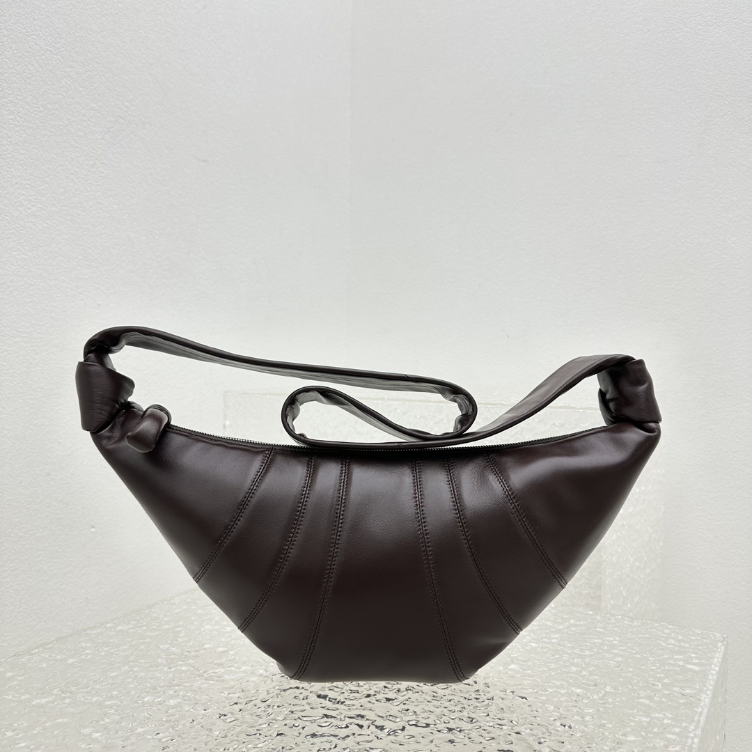 中号山胡桃色ChristopheLemacroissantbag牛角包性冷淡风的Lemaire处女座法棍