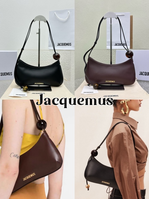 Jacquemus Bisou Baguette Shoulder Bag - Stylish & Compact Design 1 Jacquemus Bisou Baguette Shoulder Bag - Stylish & Compact Design