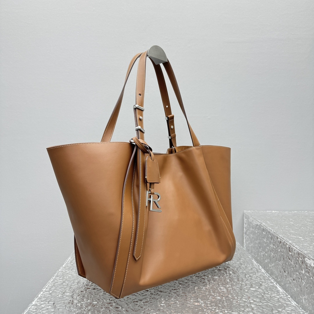 大号棕色Ralp*LaurenCollectionRL托特包新款托特运用简洁的线条与高级饱满的色调是通勤