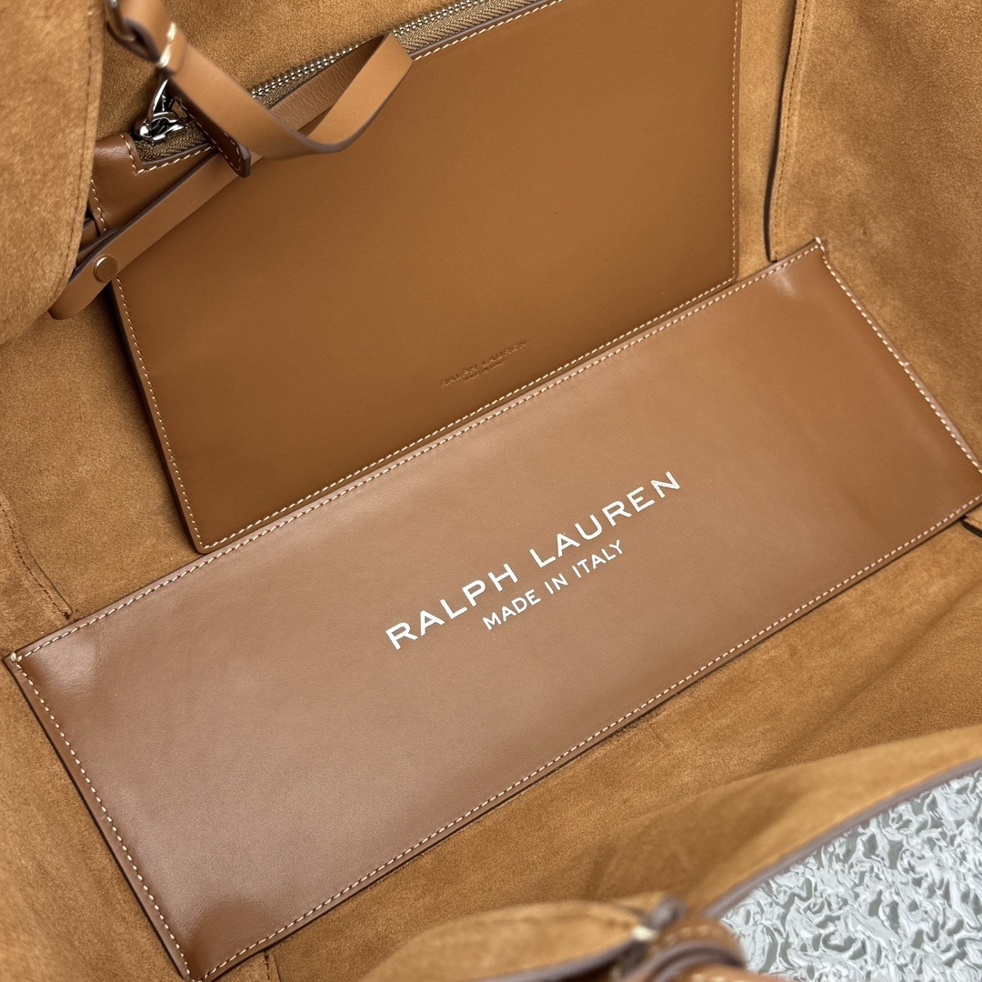 大号棕色Ralp*LaurenCollectionRL托特包新款托特运用简洁的线条与高级饱满的色调是通勤