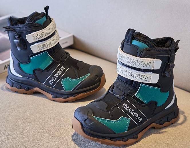 图片[3]-调💘萨络蒙高帮户外加绒雪地靴26-37 滑雪鞋BOA户外骑行保暖靴多功能远足靴登山鞋加绒款雪地靴🛵-选品中心