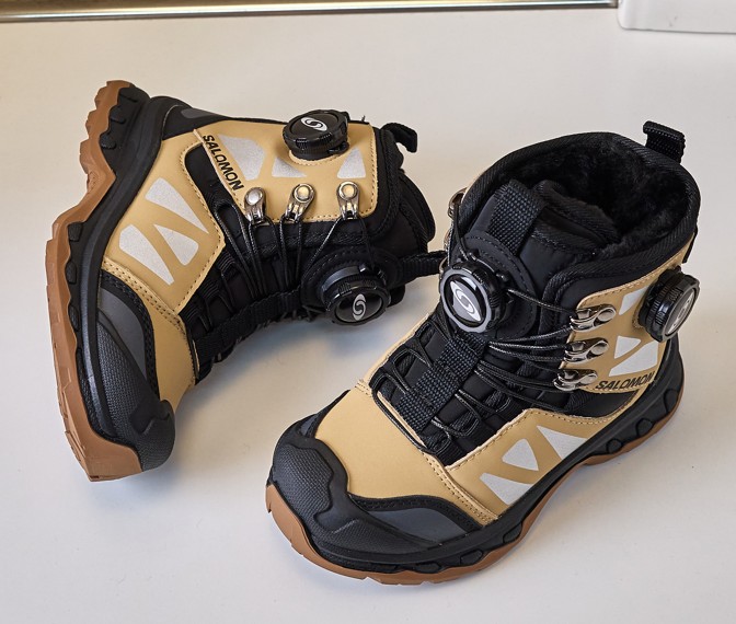 图片[6]-调萨络蒙旋转扣滑雪鞋BOA户外加绒雪地靴26-37 BOA户外骑行保暖靴多功能远足靴登山鞋加绒款雪地靴🛵-选品中心