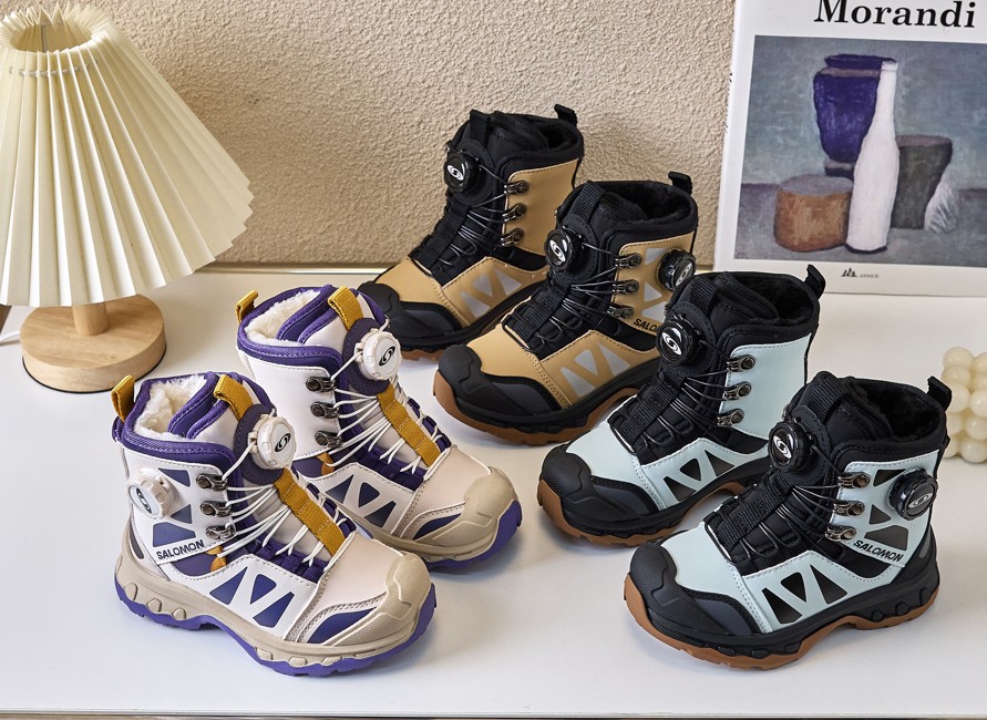 图片[7]-调萨络蒙旋转扣滑雪鞋BOA户外加绒雪地靴26-37 BOA户外骑行保暖靴多功能远足靴登山鞋加绒款雪地靴🛵-选品中心