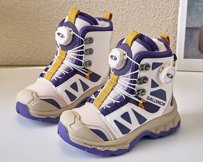 图片[2]-调萨络蒙旋转扣滑雪鞋BOA户外加绒雪地靴26-37 BOA户外骑行保暖靴多功能远足靴登山鞋加绒款雪地靴🛵-选品中心