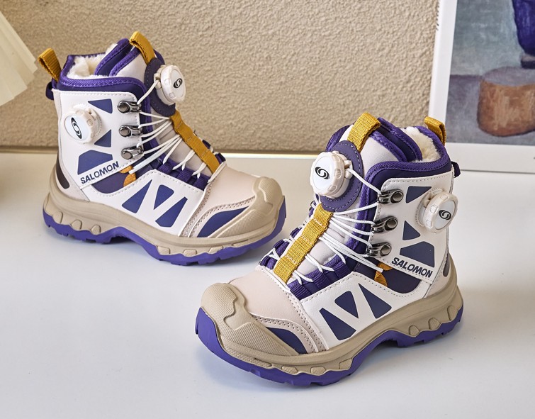 图片[3]-调萨络蒙旋转扣滑雪鞋BOA户外加绒雪地靴26-37 BOA户外骑行保暖靴多功能远足靴登山鞋加绒款雪地靴🛵-选品中心