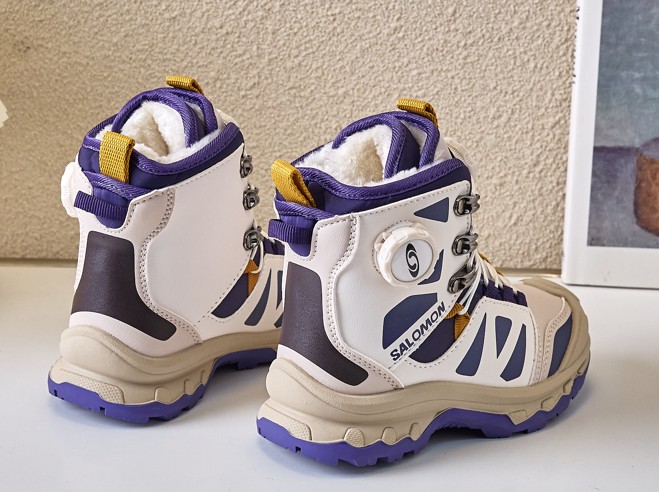 图片[4]-调萨络蒙旋转扣滑雪鞋BOA户外加绒雪地靴26-37 BOA户外骑行保暖靴多功能远足靴登山鞋加绒款雪地靴🛵-选品中心