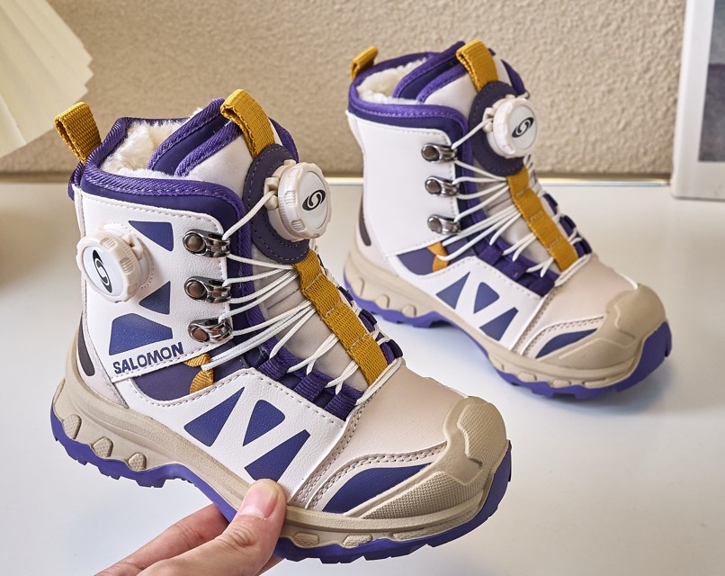 图片[5]-调萨络蒙旋转扣滑雪鞋BOA户外加绒雪地靴26-37 BOA户外骑行保暖靴多功能远足靴登山鞋加绒款雪地靴🛵-选品中心