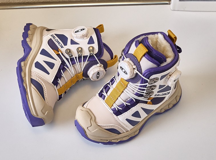 图片[6]-调萨络蒙旋转扣滑雪鞋BOA户外加绒雪地靴26-37 BOA户外骑行保暖靴多功能远足靴登山鞋加绒款雪地靴🛵-选品中心