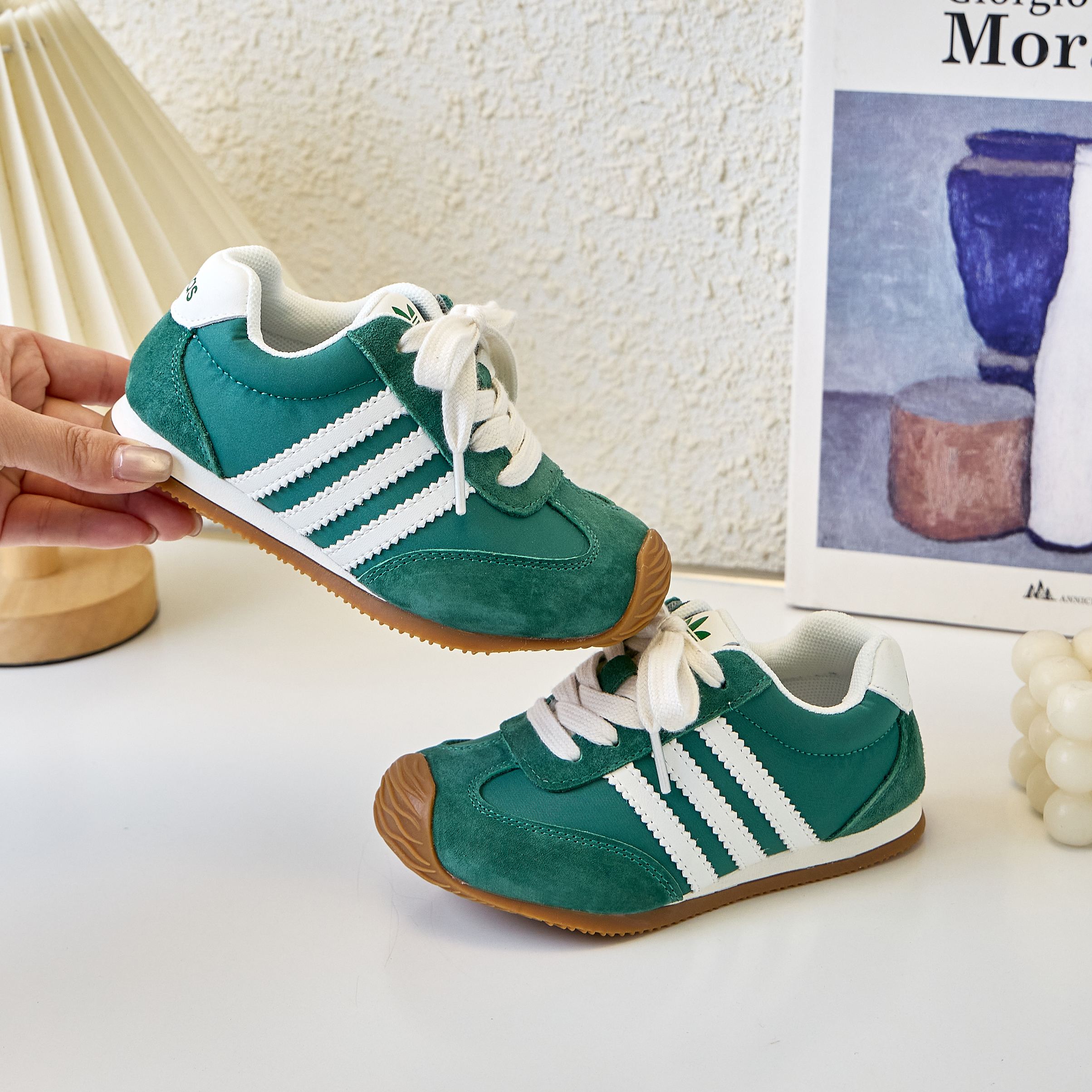 图片[4]-💝阿迪达斯阿甘德训鞋童鞋💘💲 🚗ADIDAS三叶草阿甘德训鞋网红款真皮+雨伞布芭蕾舞拼色儿童休闲运动鞋🛵 🍎明星款欧洲站系带内侧隐形魔术贴歪头鞋男女童百搭跑步鞋户外炸街童鞋💖 💖官网潮牌韩版最新款防滑平底舒适透气休闲经典四季款亲子潮鞋轻便童鞋🔥 🍒颜色6色可选： 黑色,黄色，绿色 红色，粉色，白色 尺码：26-37码 实际脚长加0.5-1CM后选内长-选品中心