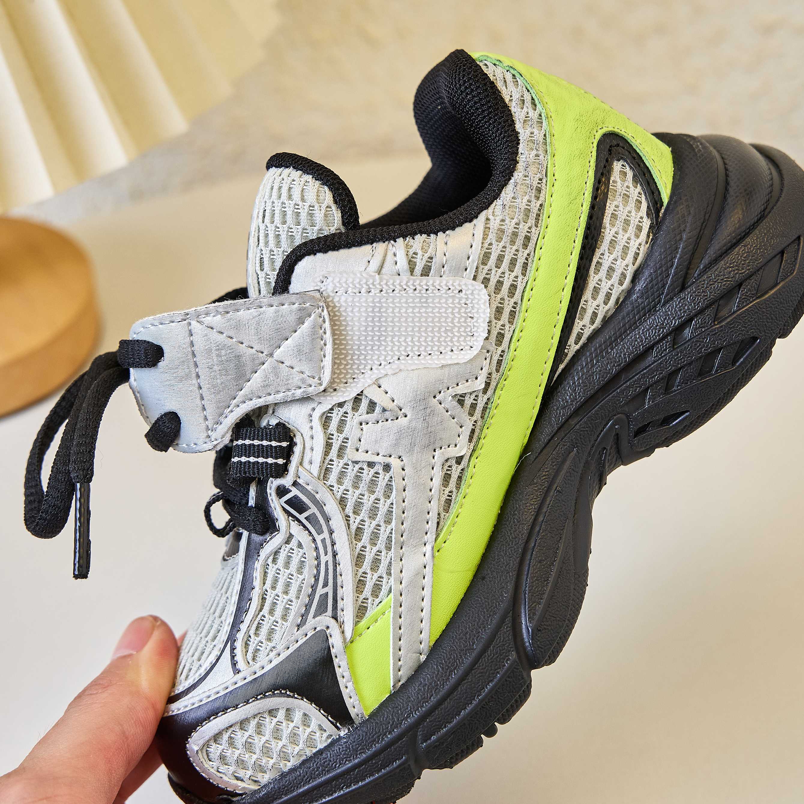 图片[3]-NB740做旧款童鞋26-37 🚗NEWBALANCE最火爆的网红款740内侧魔术贴做旧款 🍎轻便厚底老爹鞋男女童百搭跑步鞋户童鞋💖-选品中心