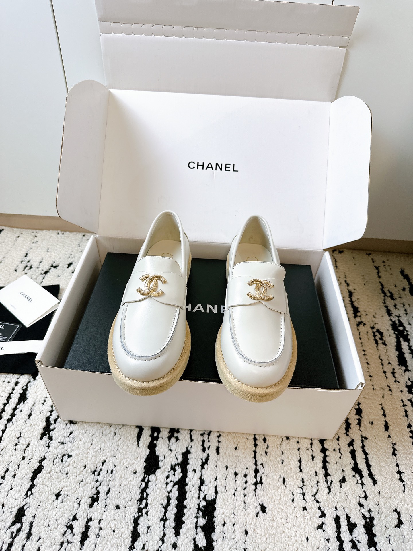 Chanel Chanel 25/A sitio web oficial últimos mocasines, calidad de mostrador, ¡todos los materiales están personalizado…