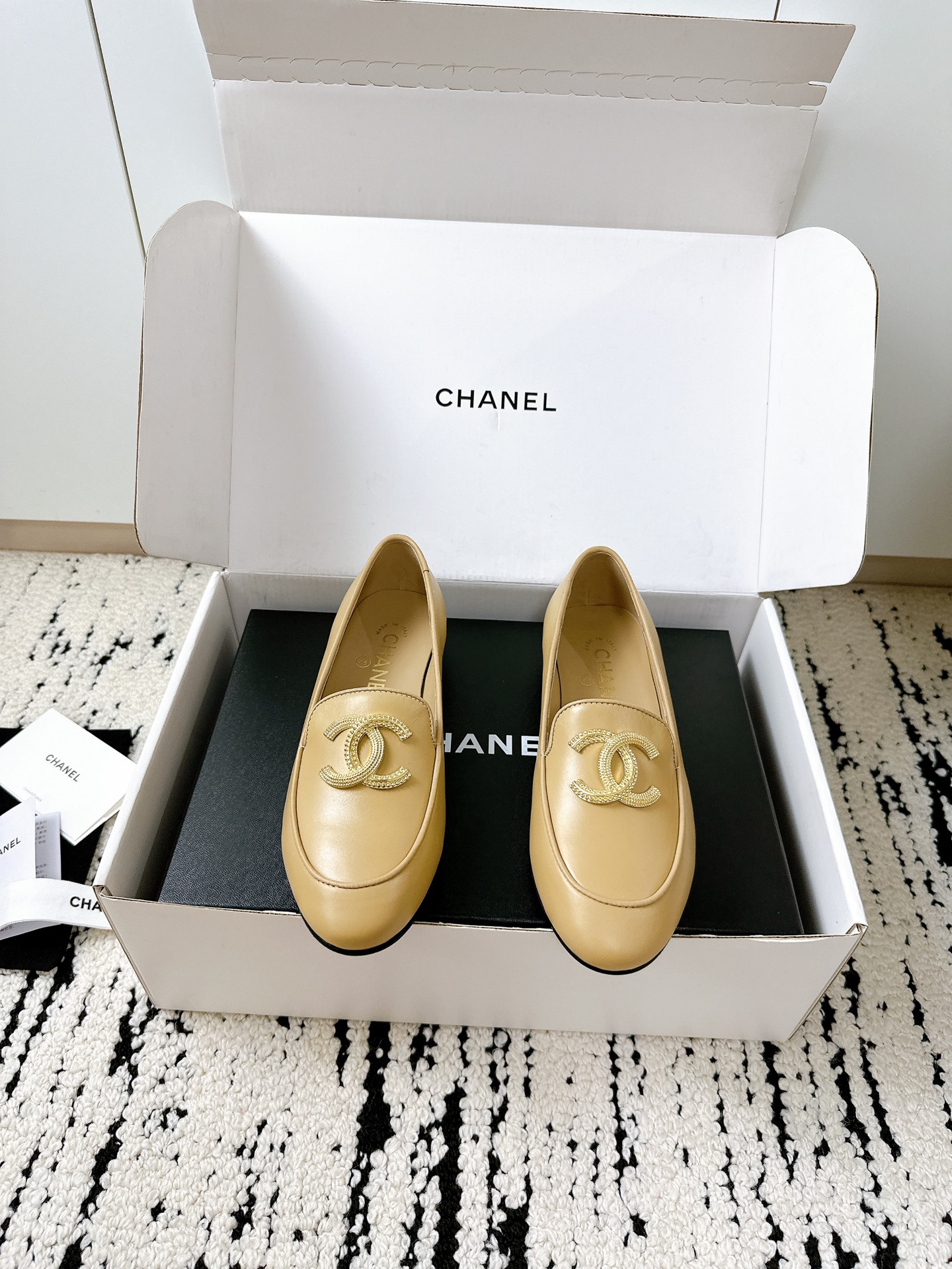 Chanel Chanel 25/A sitio web oficial últimos mocasines, calidad de mostrador, ¡todos los materiales están personalizado…