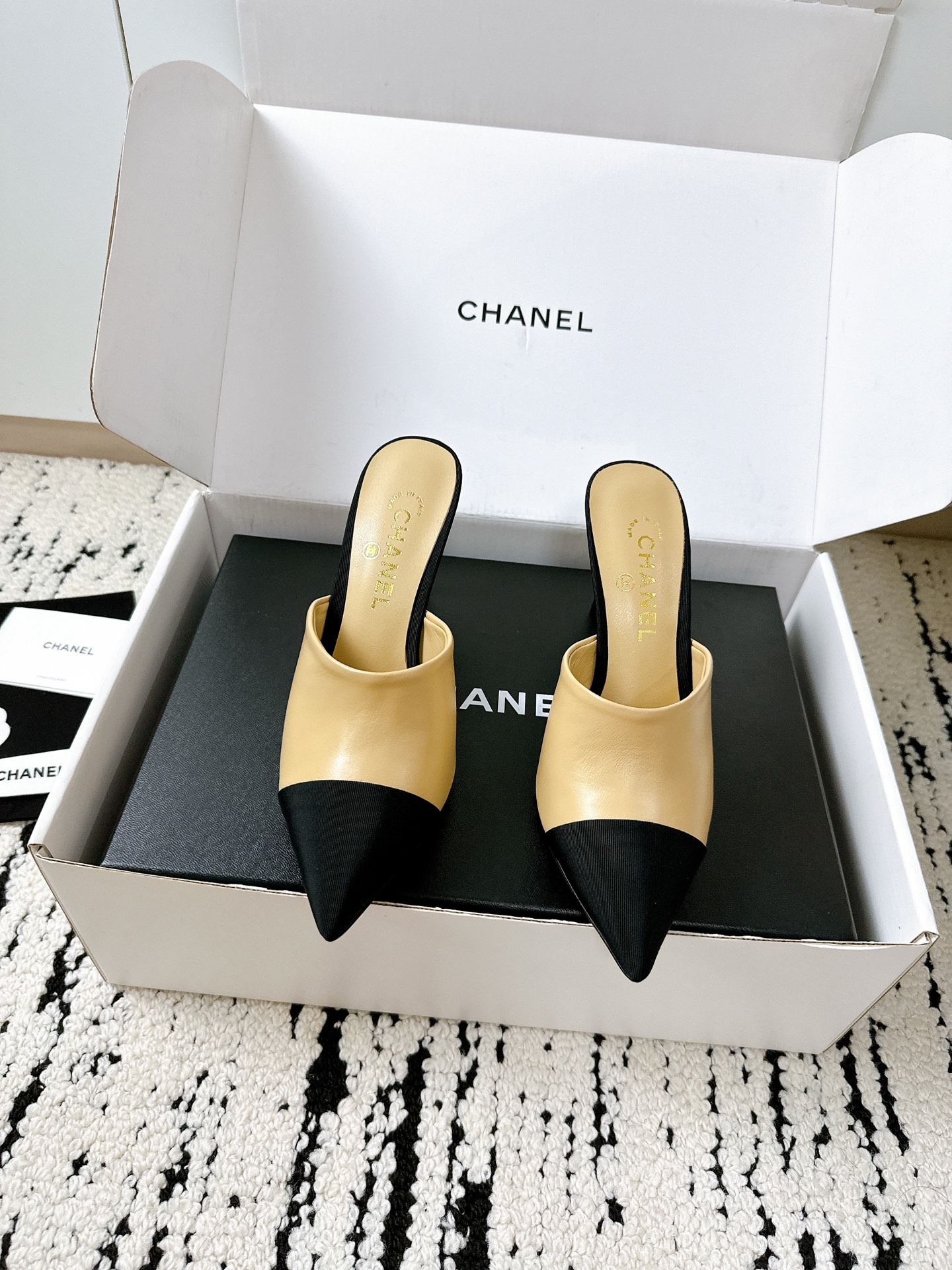 CHANEL */Xiaoxiang 25/A Los últimos zapatos de tacón alto del sitio web oficial, calidad de mostrador, ¡todos los mater…