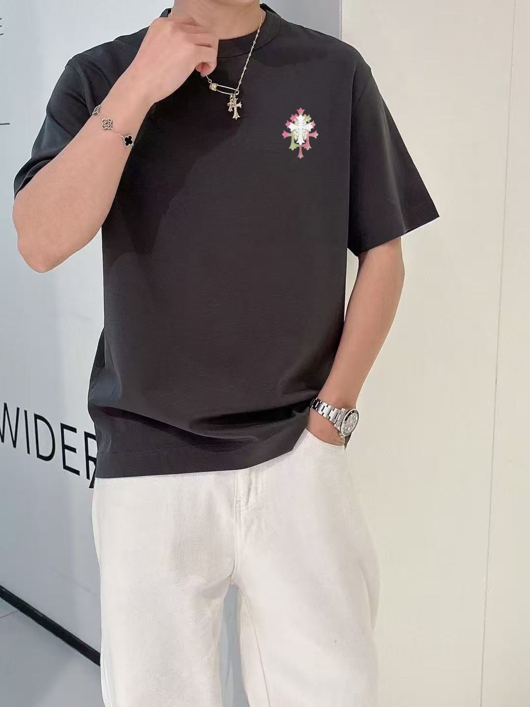 Chrome Hearts Short Sleeve T-Shirt - Classic Design with Comfortable Fit