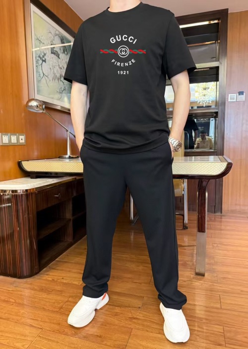 Gucci Firenze 1921 Logo T-Shirt - Short Sleeve, Liquid Ammonia Cotton 1 Gucci Firenze 1921 Logo T-Shirt - Short Sleeve, Liquid Ammonia Cotton