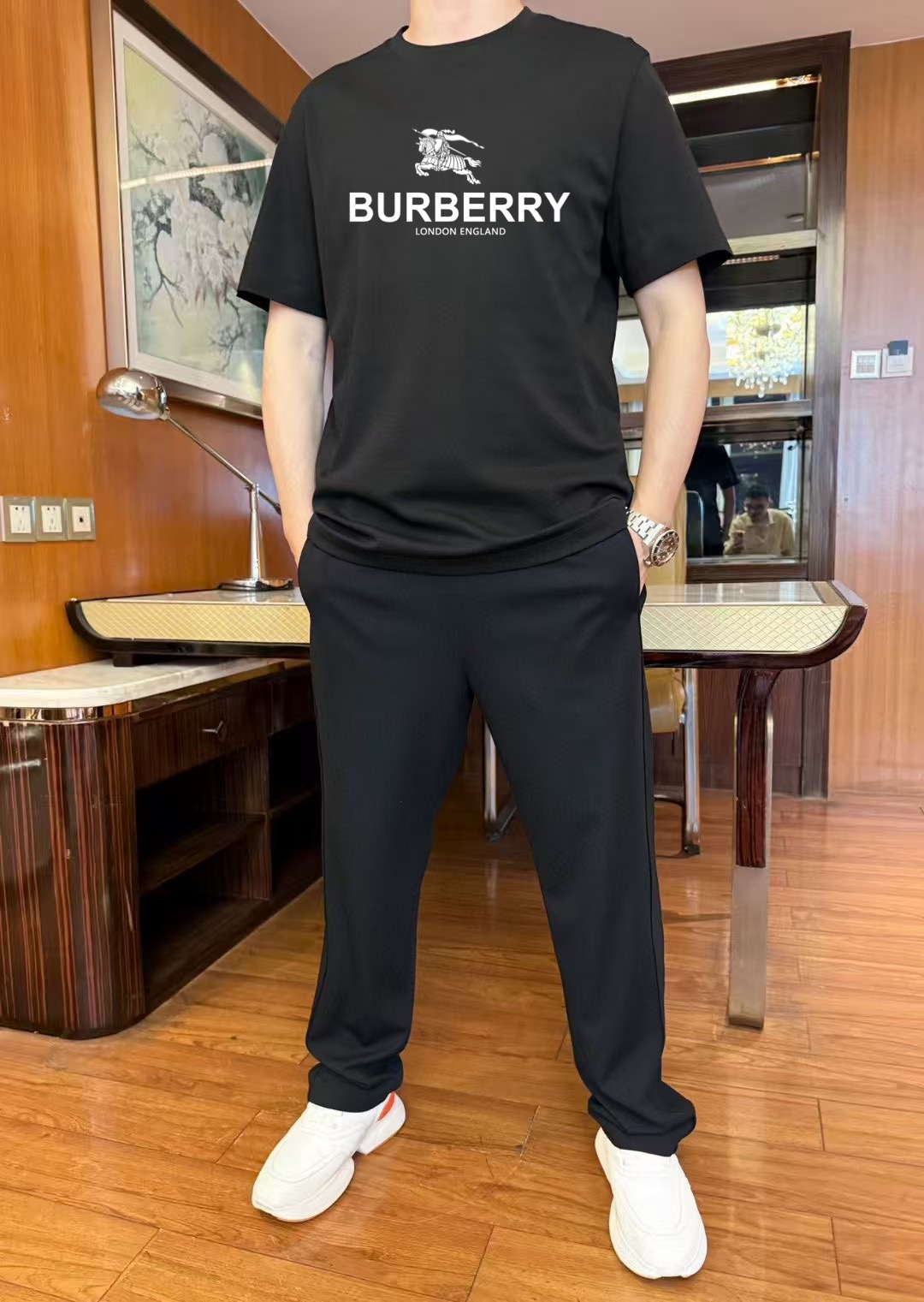 Burberry Men's Short Sleeve T-Shirt | Classic Logo, Comfortable Fit 2 i1751129709624 8321 0 0