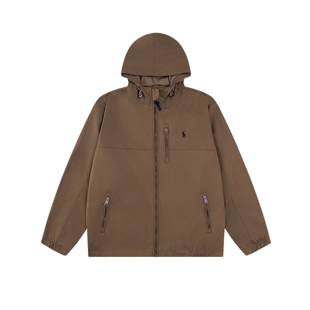 F-H Ralph Lauren Spring Wind Jacket: Waterproof, Warm, and Stylish in Three Colors - 图片 2