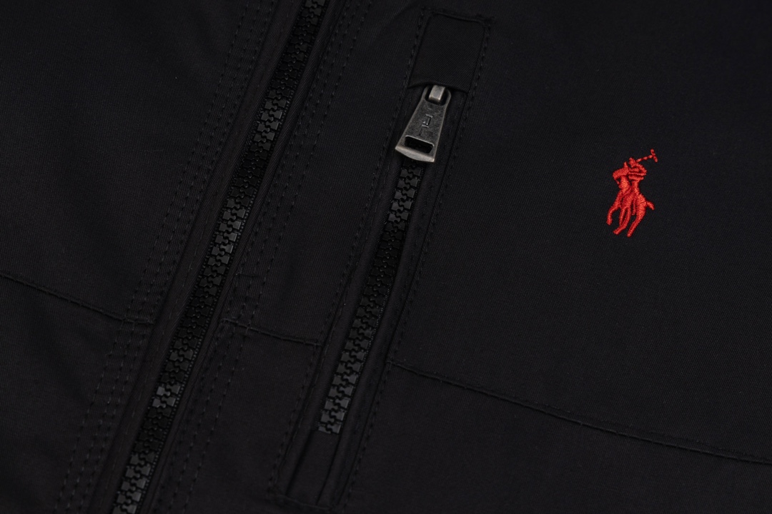 F-H Ralph Lauren Embroidered Pony Wind Jacket with Waterproof Features - 图片 5