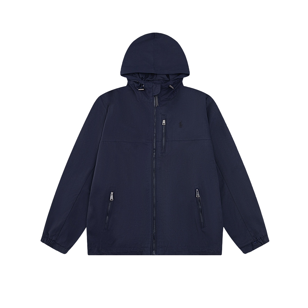 F-H Ralph Lauren Spring Wind Jacket with Waterproof Properties and Multipurpose Pockets - 图片 2