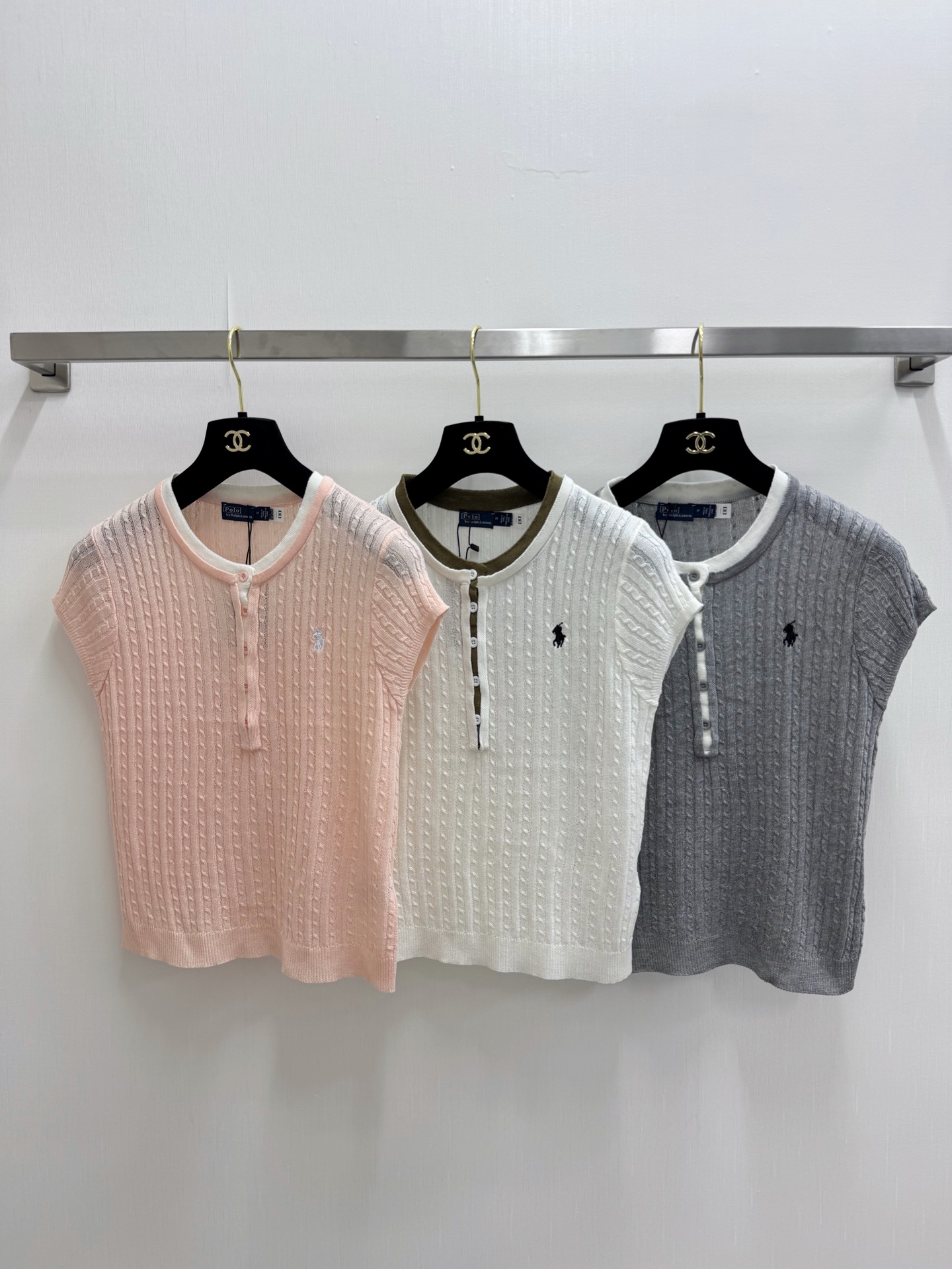 RalphLauren 26夏季新款 假两件撞色短袖款 logo图案修饰点缀 上身高级氛围感🈵️🈵️ 三