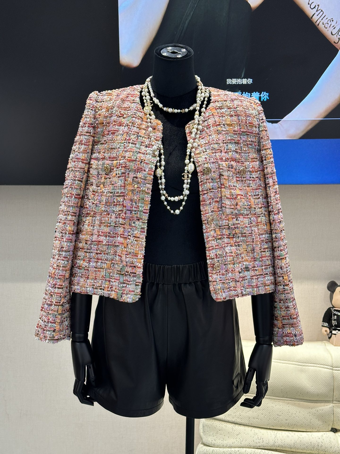 Chanel Clothing Coats & Jackets Weave Silk