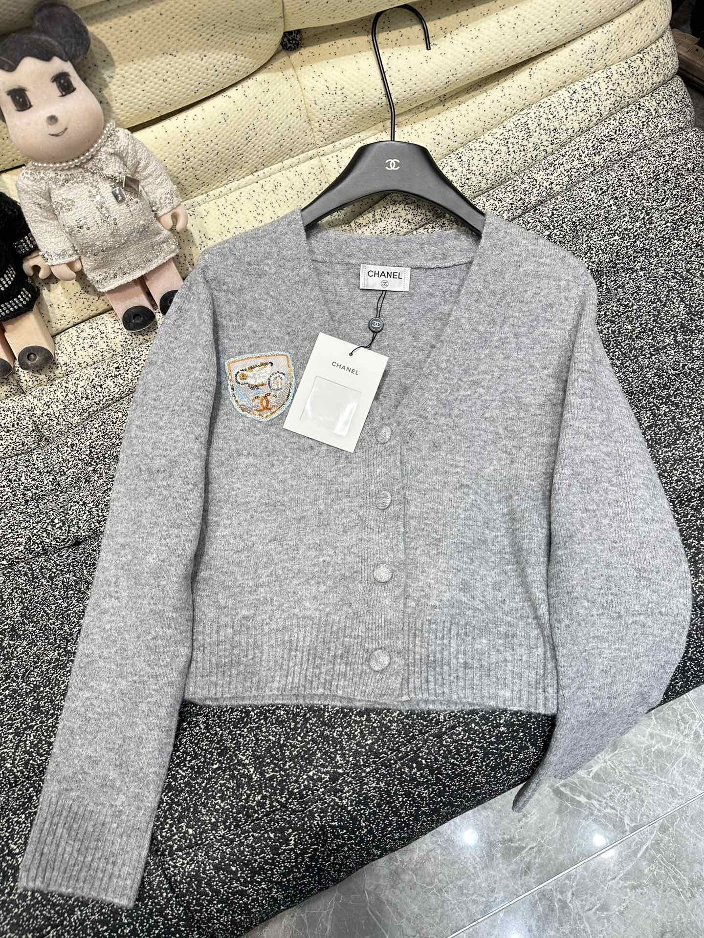 Chanel Clothing Cardigans Knit Sweater High Quality Designer Replica
 Knitting Wool