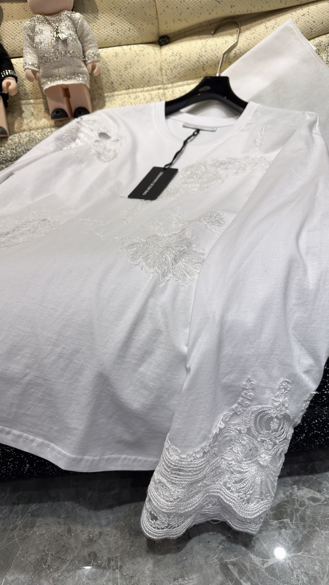 P713 ORIGINAL HARD-CORE FEMALE SUIT WITH PACKAGING ERMANNO SCERVINO IS KNOWN AS THE KING OF LACE - 图片 3